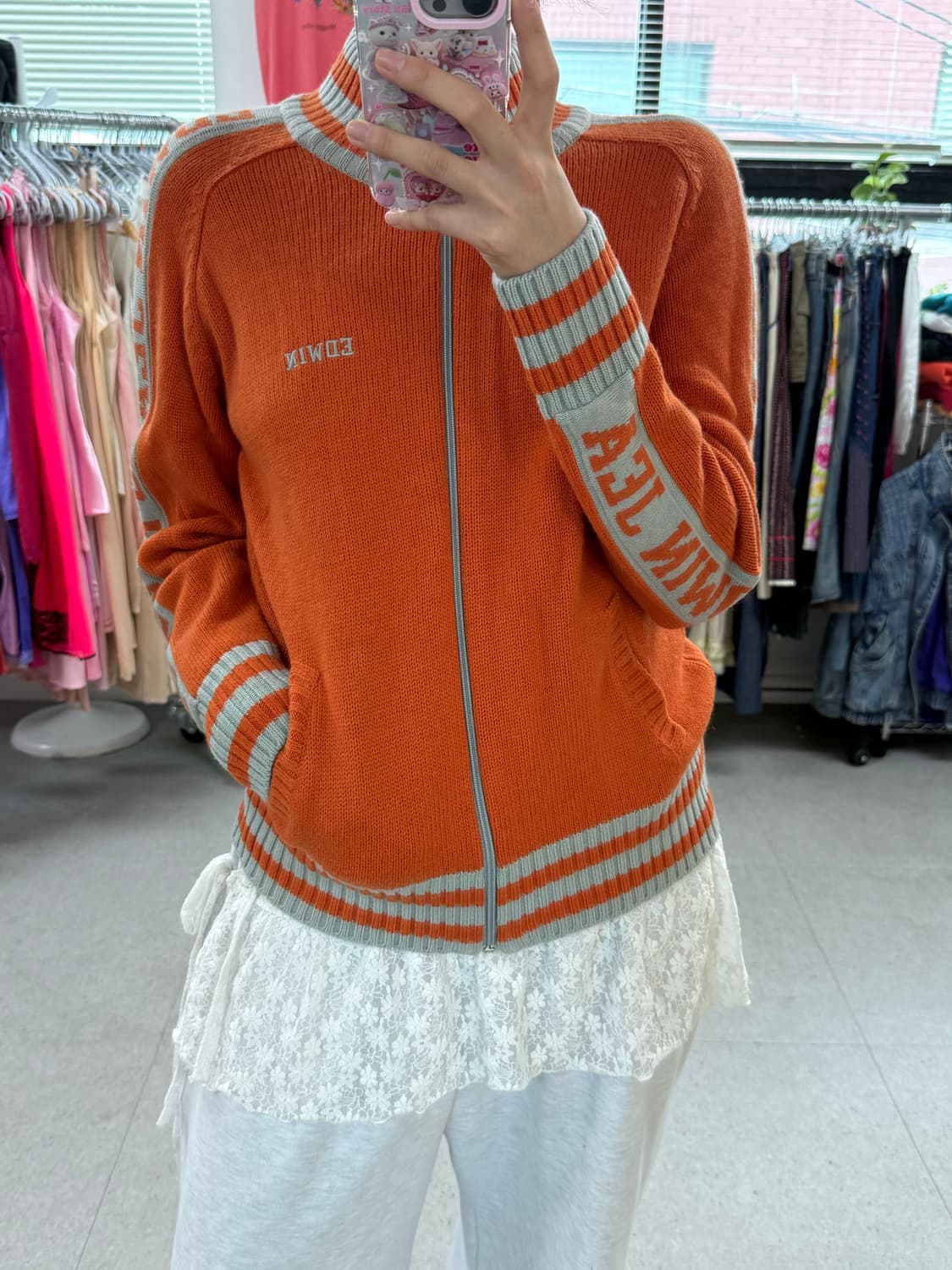 Edwin knit zipup 상품이미지3