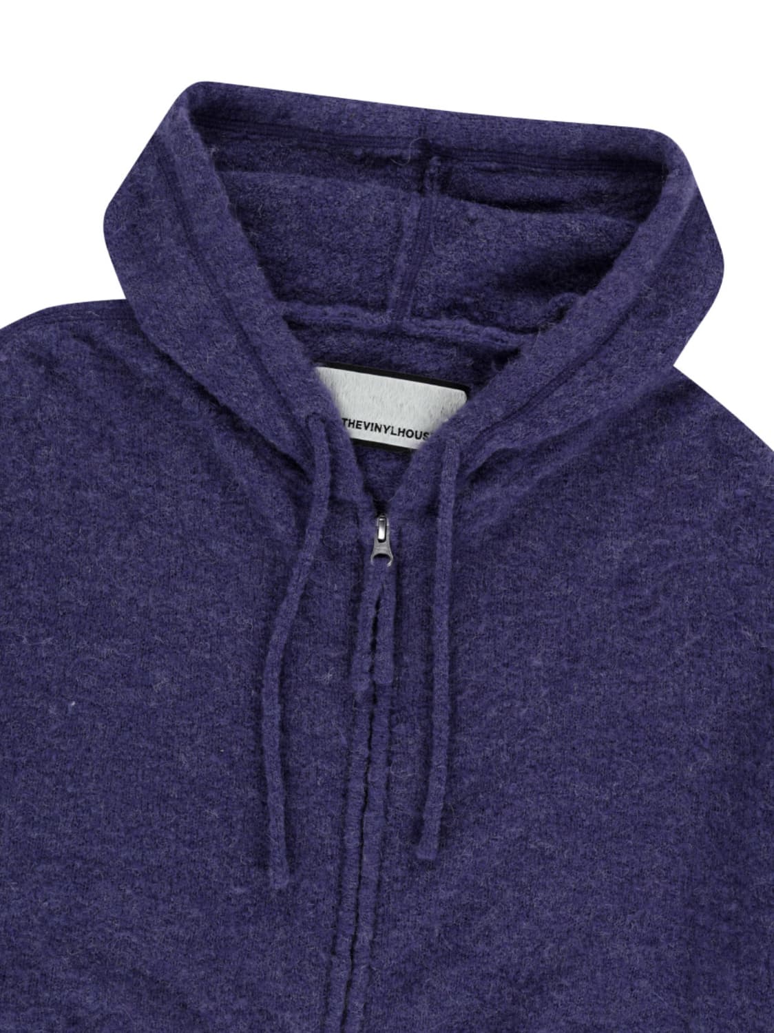 더바이닐하우스 니트집업 퍼플 S 상품이미지4