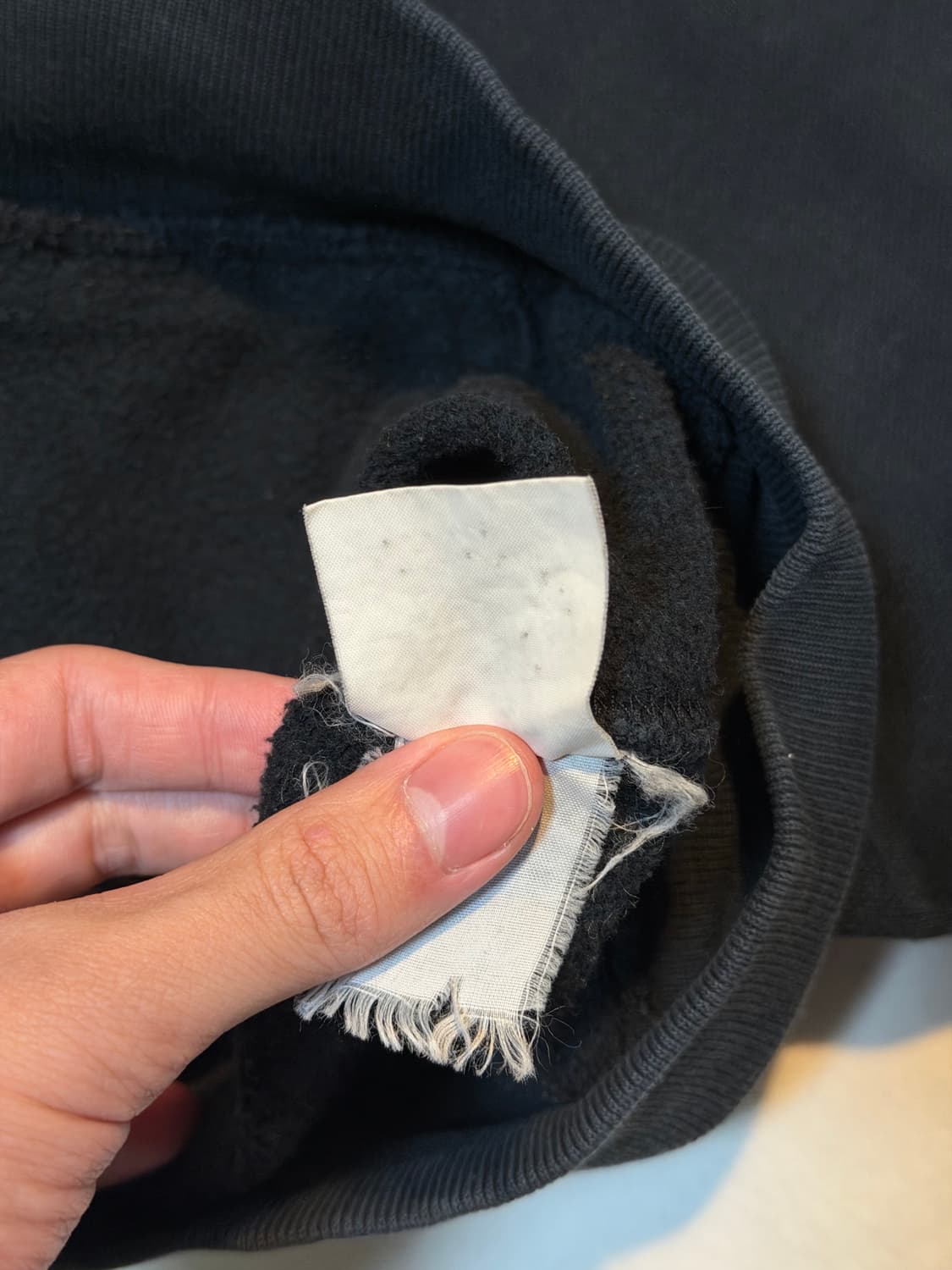 폴로 랄프로렌 빅포니 와플 후드집업 블랙 상품이미지3