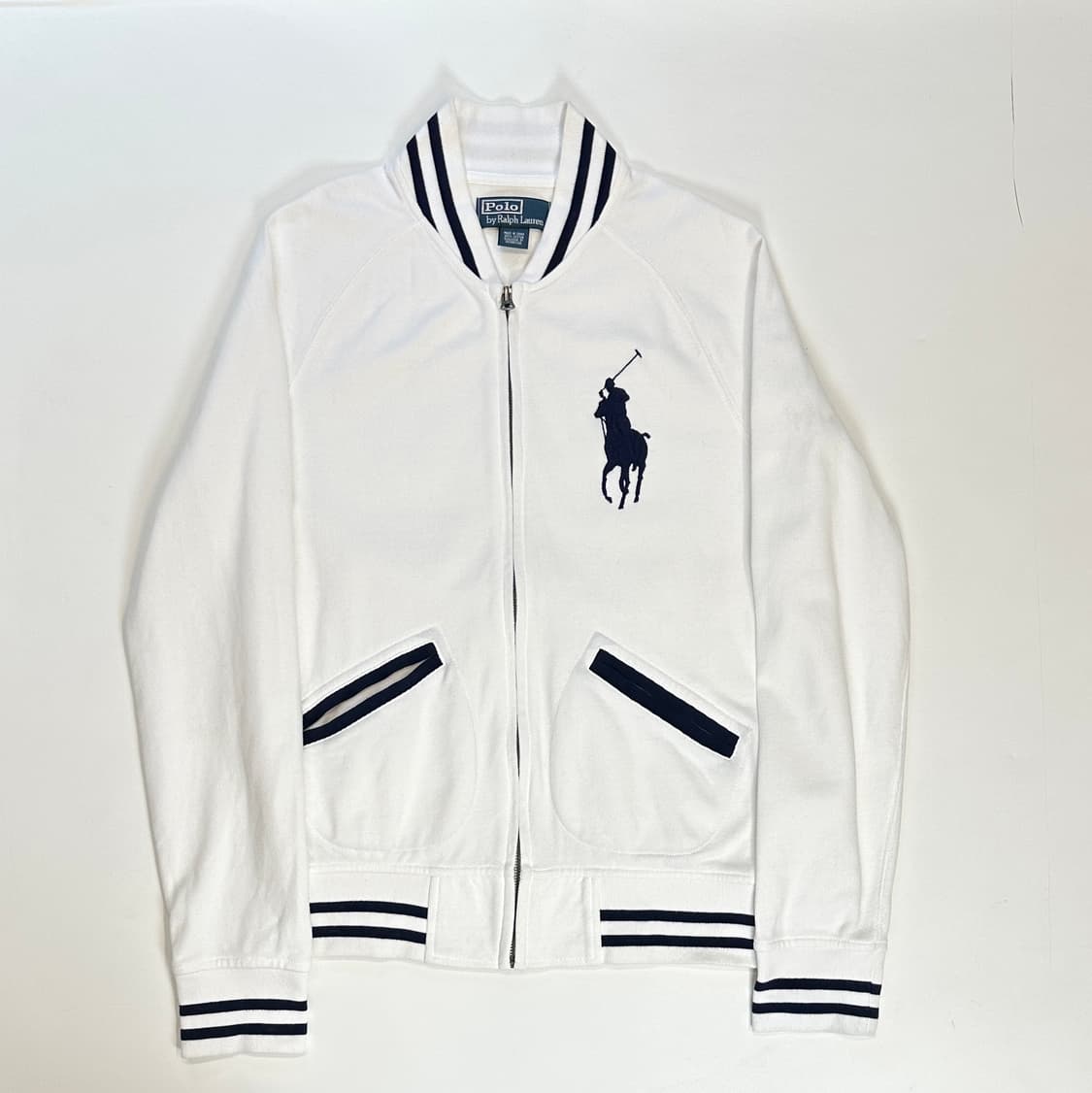 폴로 화이트 빅포니 봄버 자켓(44/66) 상품이미지1