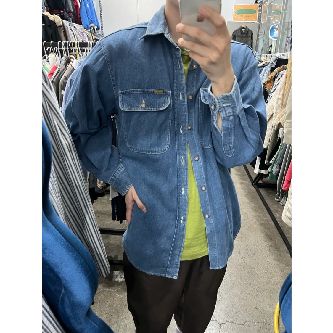 Wrangler 랭글러 데님 셔츠 상품이미지3