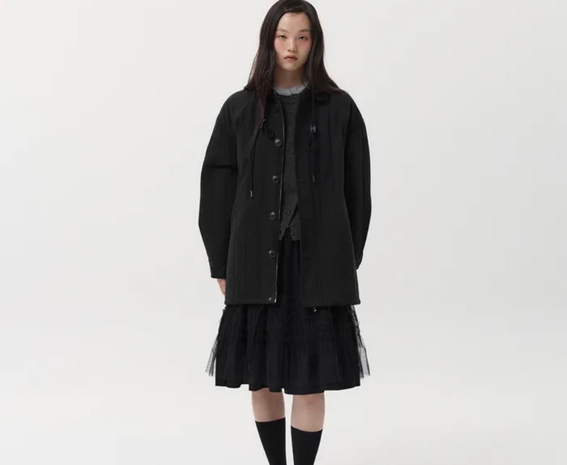 오헤시오 corduroy collar quilted jacket 상품이미지1