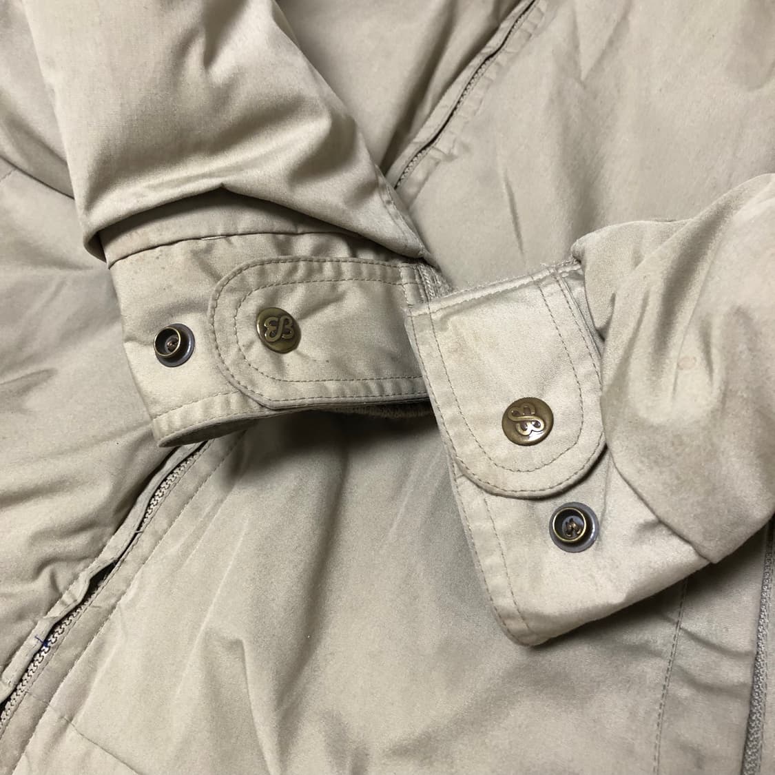 70s 에디바우어 헤비 구스 다운 패딩 봄버 XL 상품이미지2