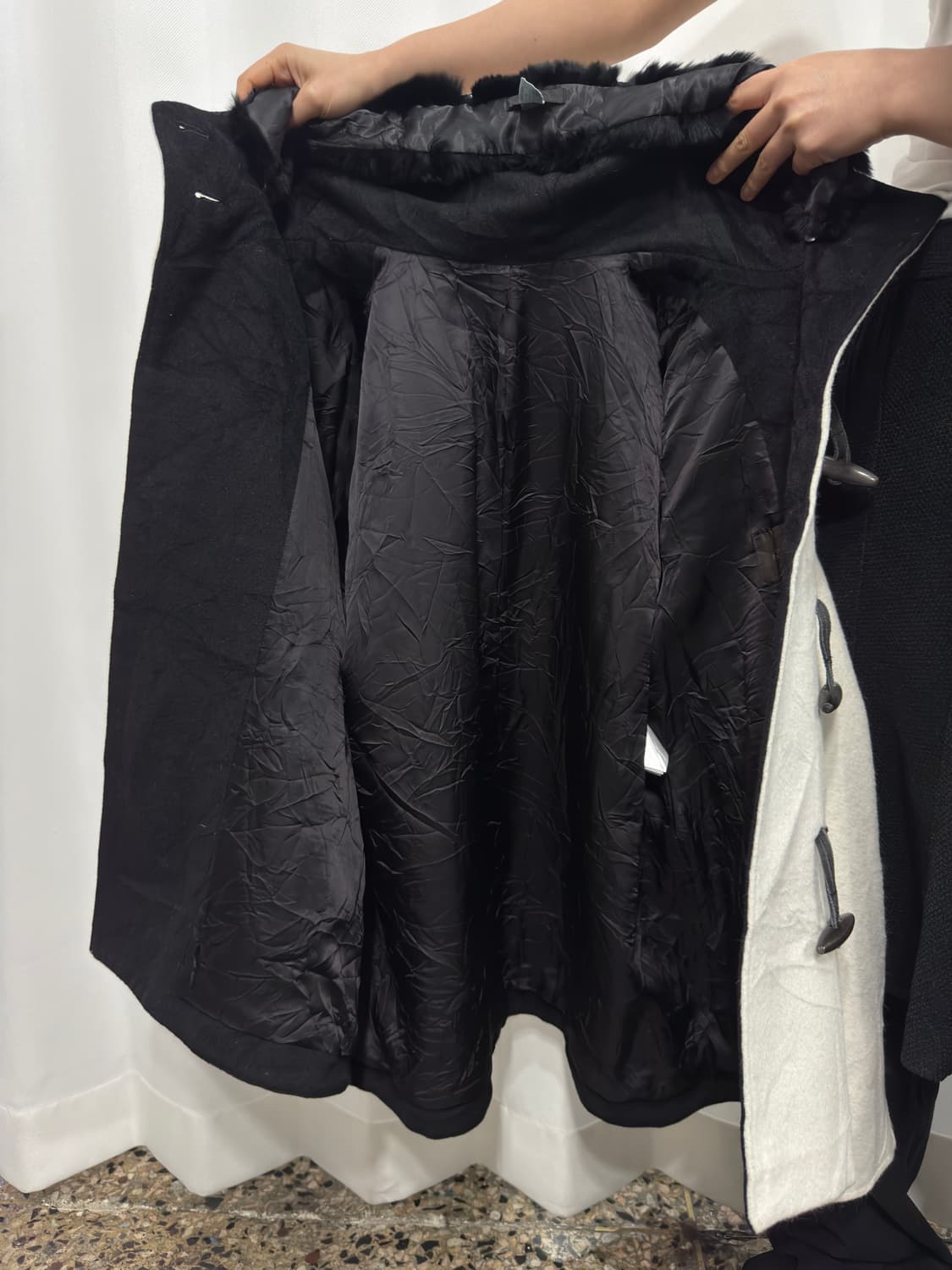 kiyoko takase white hood duffle coat 상품이미지9