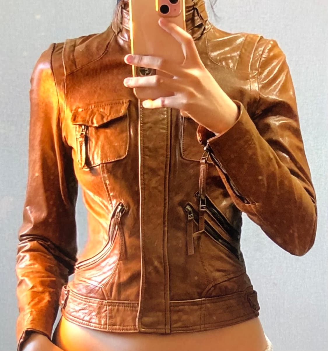 빈티지 양가죽 자켓 상품이미지3