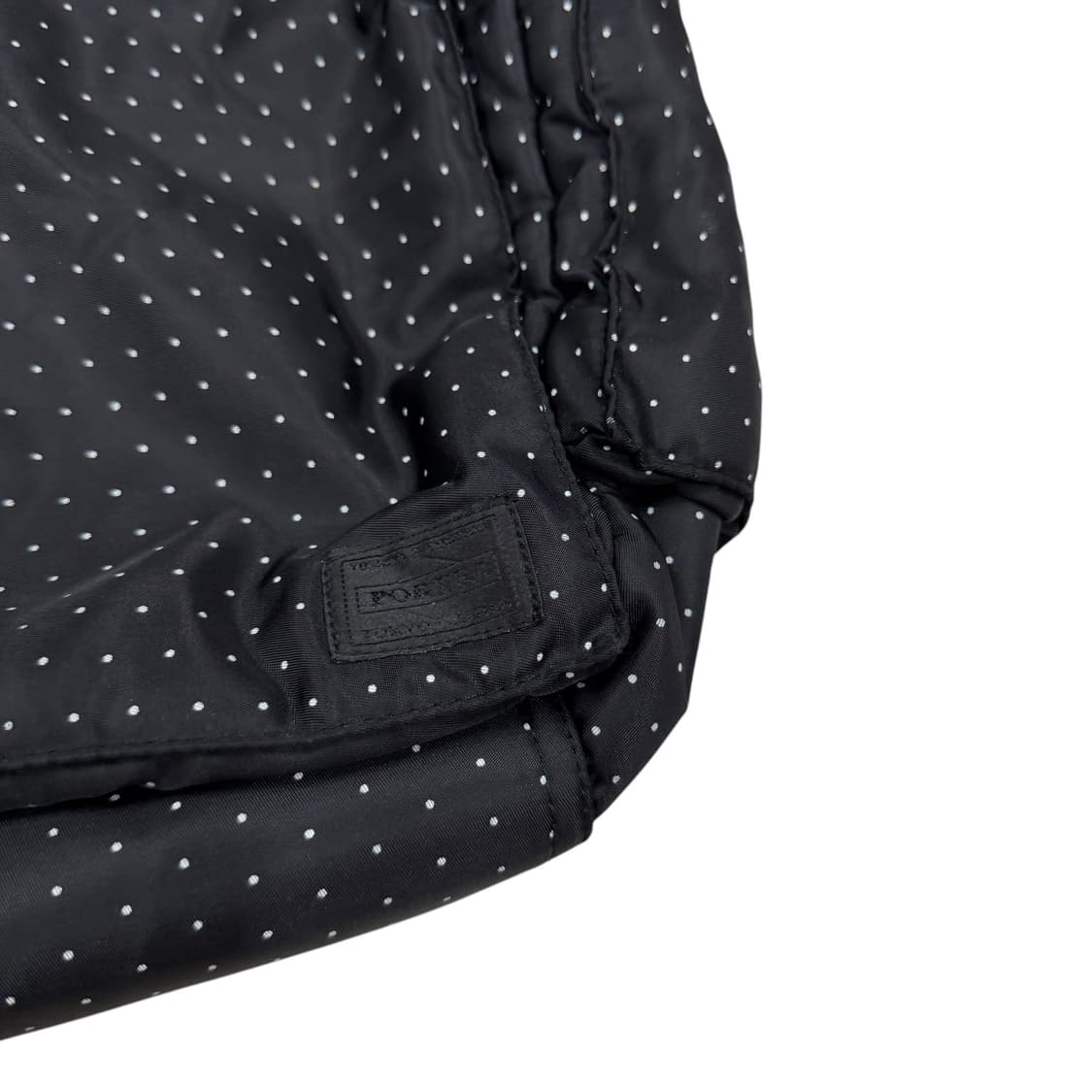 요시다포터 도트 땡땡이 숄더백 토트백 가방 블랙 상품이미지2