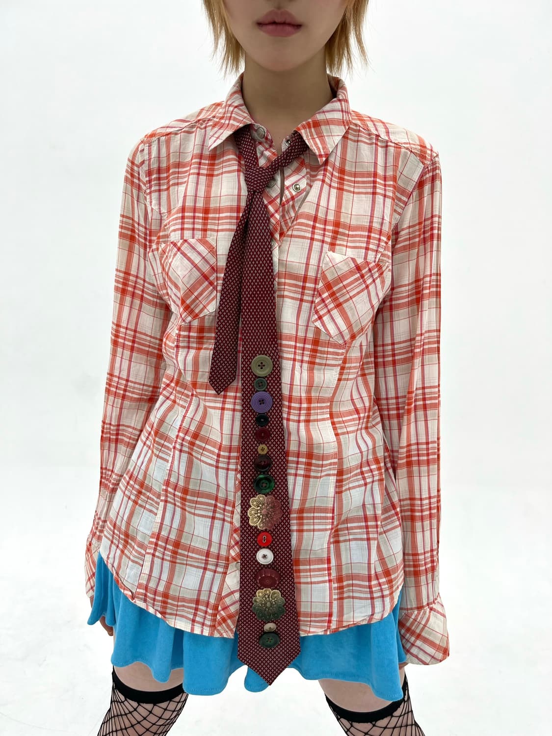 vintage star hair clips + shirt set 상품이미지2