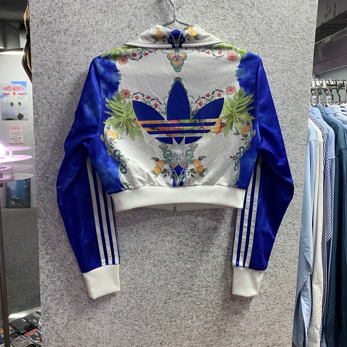 아디다스 00s 오리지널 빅로고 패턴 배색 크롭 트략탑 져지 B3119 상품이미지3