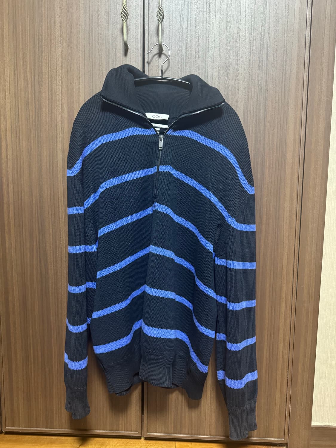 (XL) 코스 반집업 니트 상품이미지1