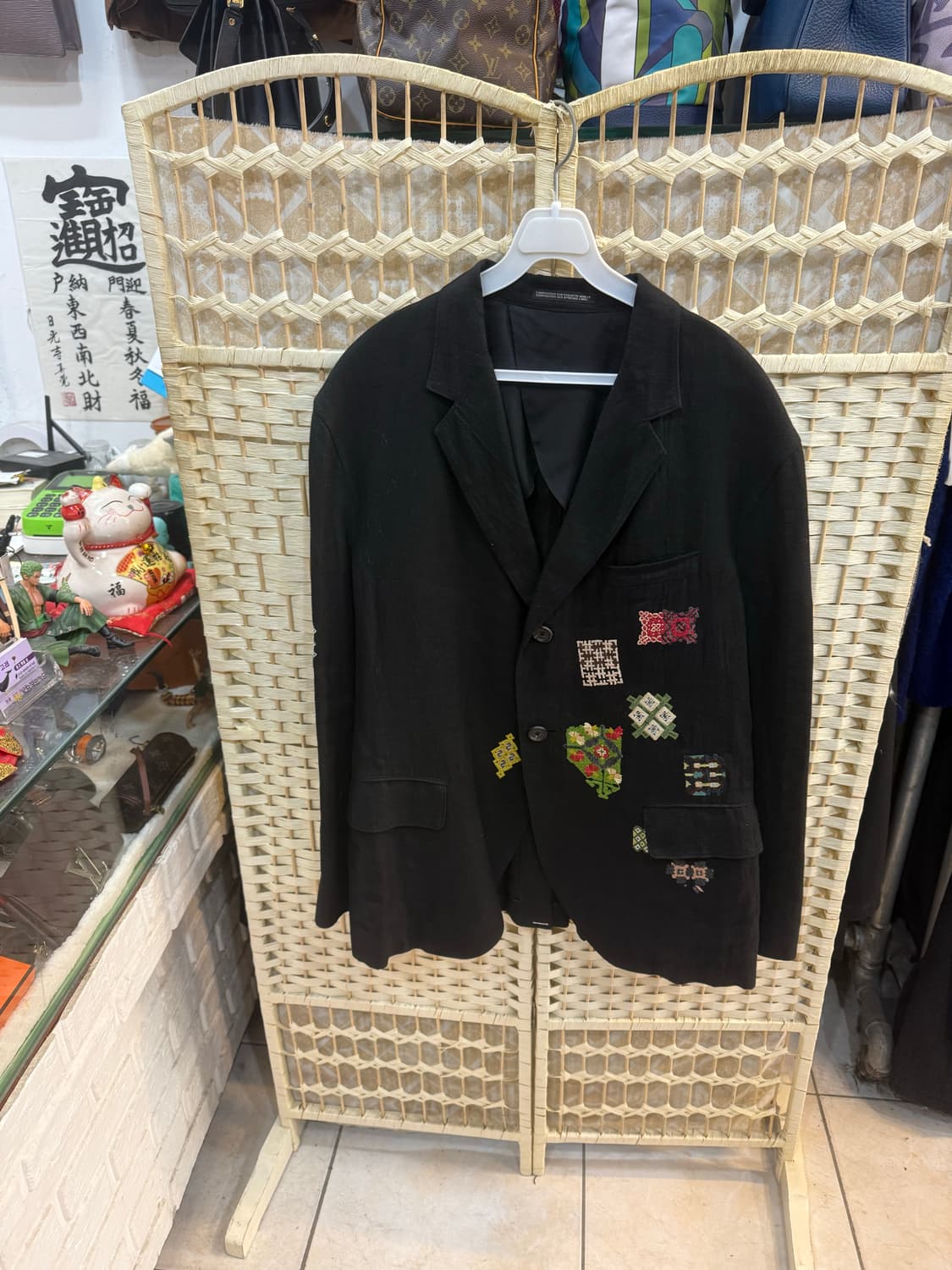 3/105 정품 요지야마모토 자수 린넨 자켓 팝니다 상품이미지1