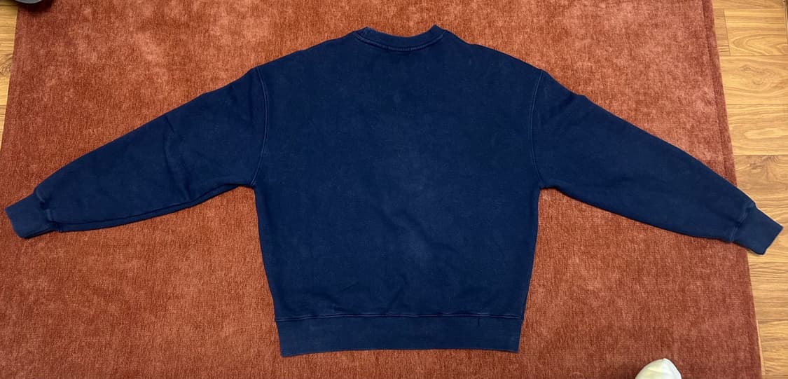 ecorr 네이비 클로버 자수 스웨트셔츠 맨투맨 상품이미지2