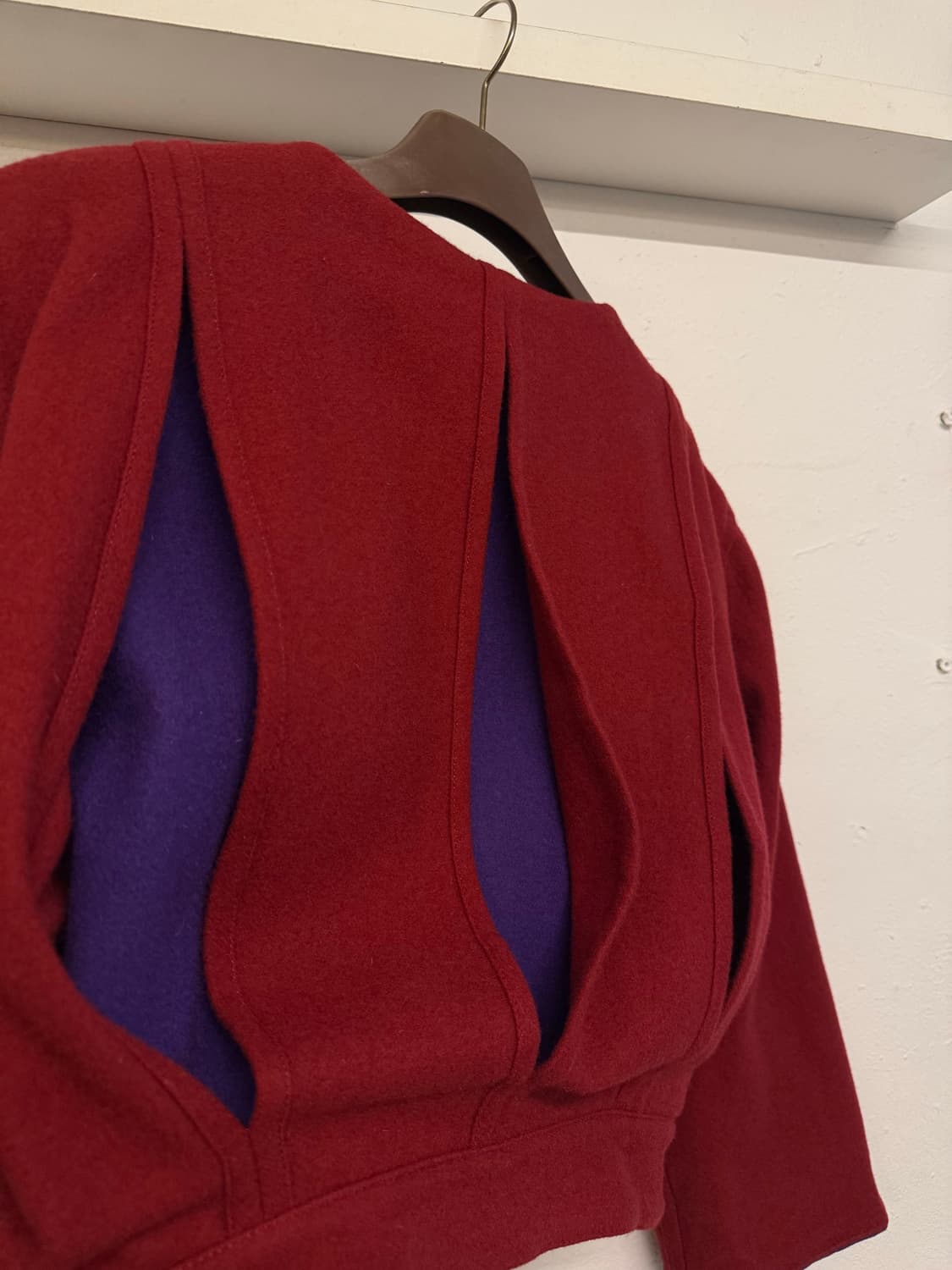 80s 장폴고티에 펌킨레드자켓 상품이미지6