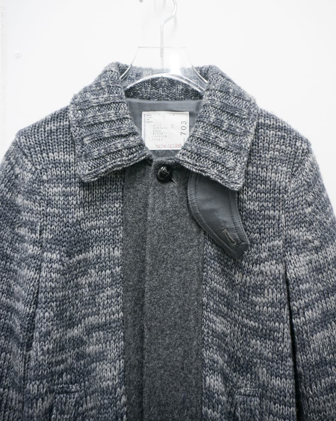 SACAI wool mix knit coat  상품이미지4