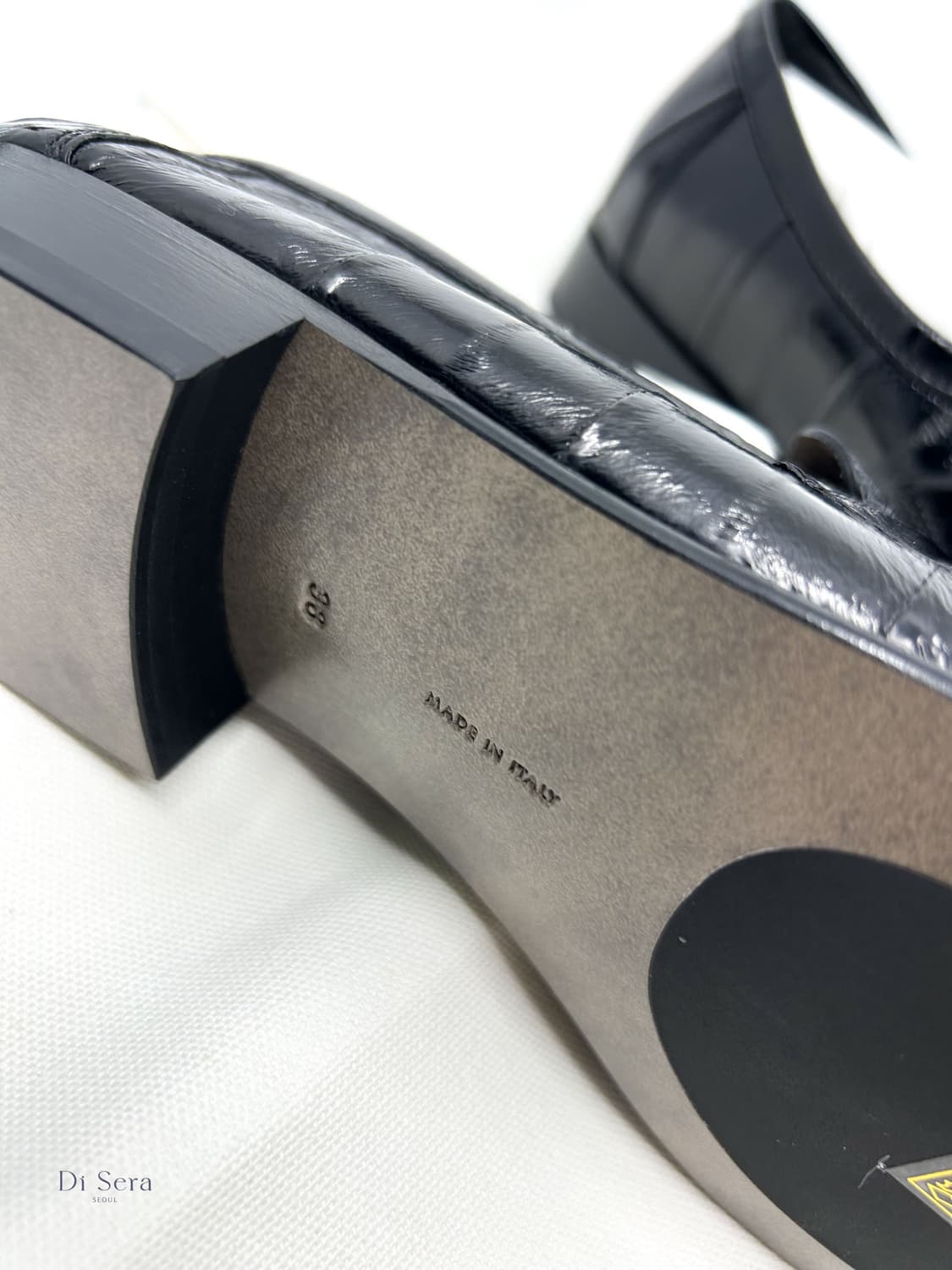 더로우 소프트 로퍼 일스킨 EU38.5 F1280E17 BLK 상품이미지4