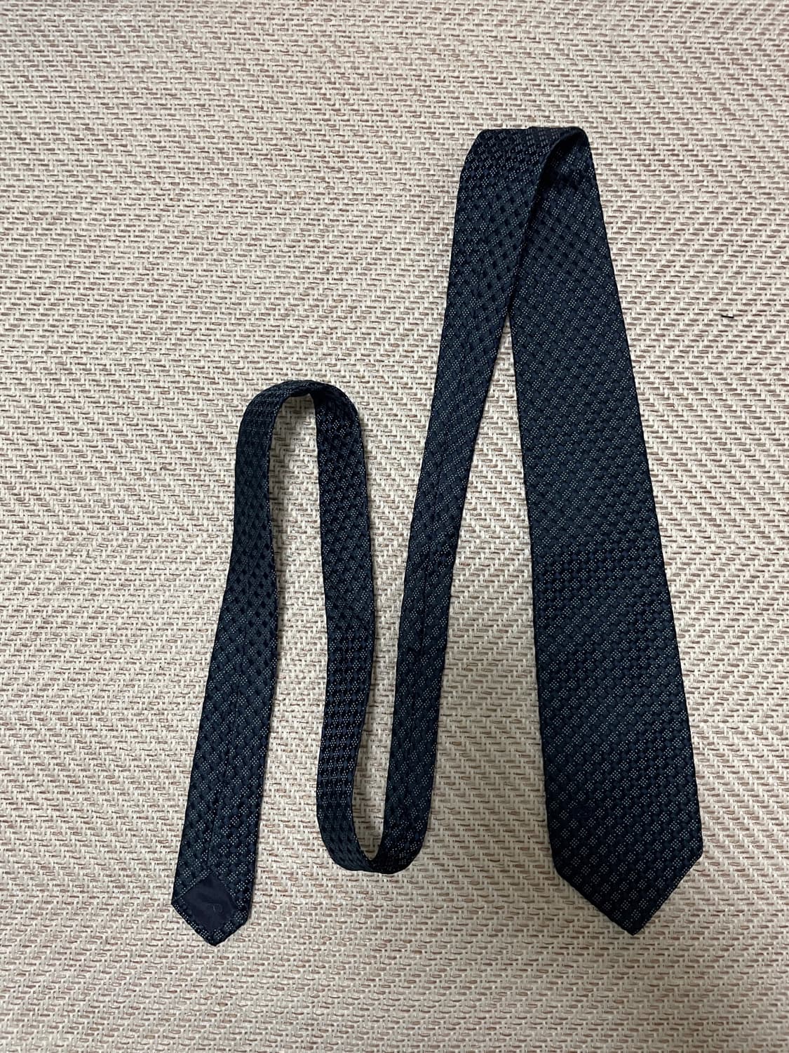 발렌티노 크라바테 체크 실크 넥타이 상품이미지2