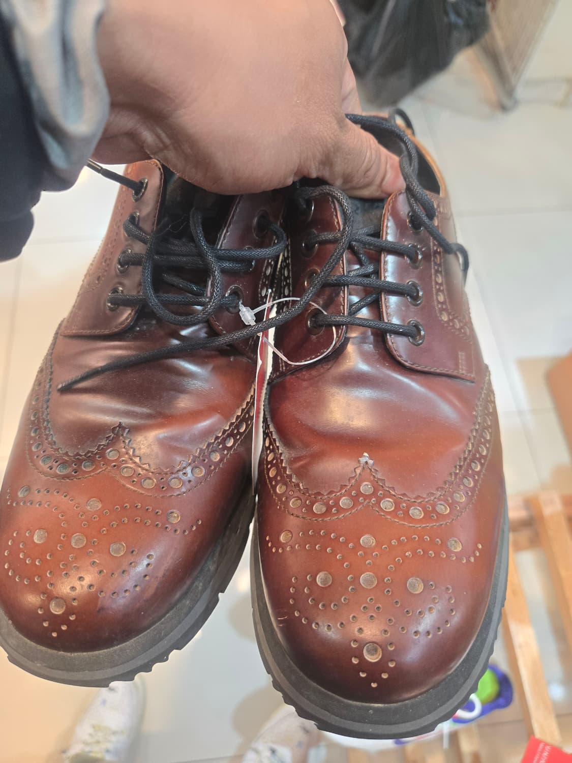 프라다 정품 가죽 더비 260 상품이미지6