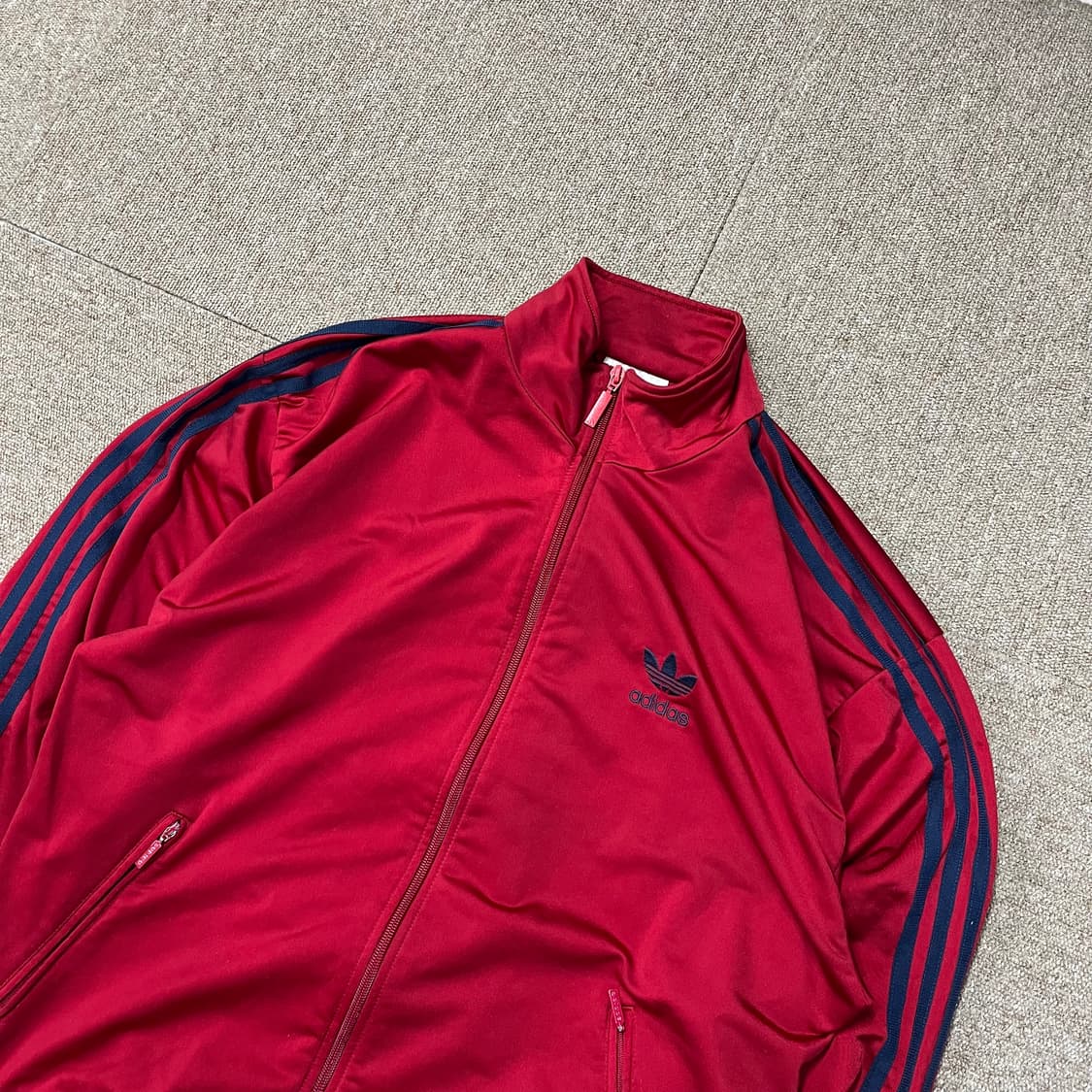 올드스쿨 아디다스 버건디 파이어버드 져지 상품이미지3