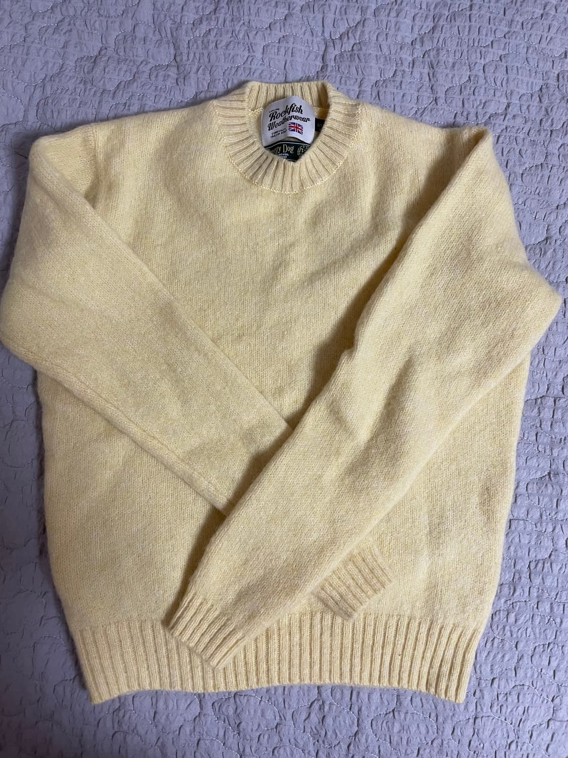 락피쉬 옐로우 니트 상품이미지1