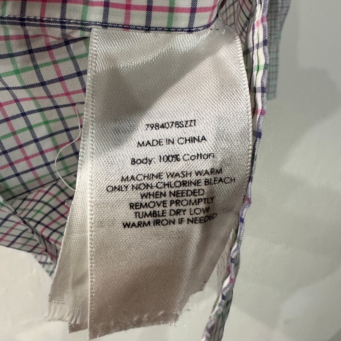 폴로랄프로렌 잔체크 셔츠 M 상품이미지4