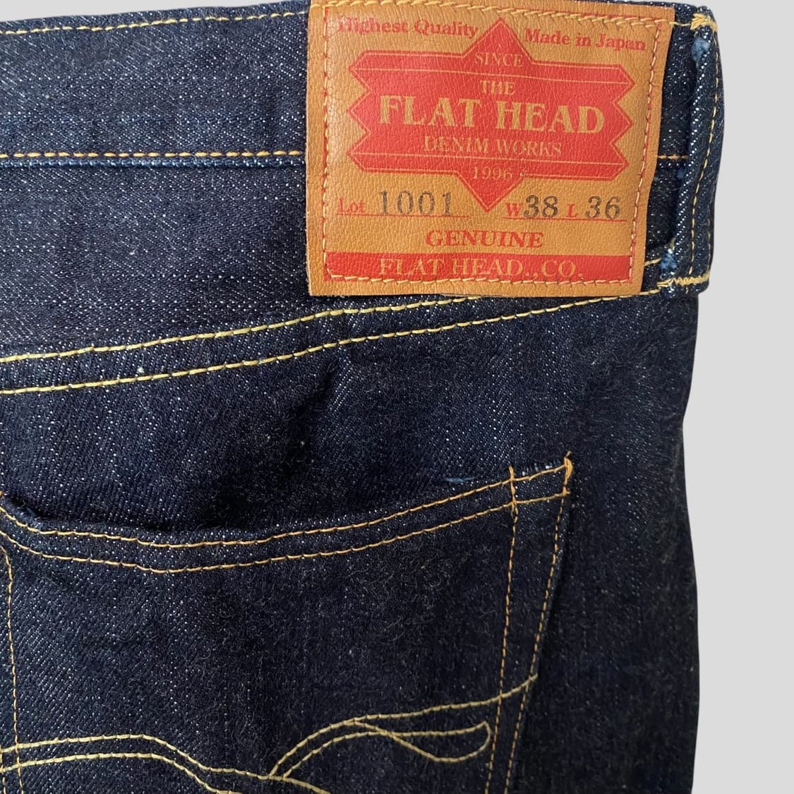 (38)The Flat Head 플랫헤드 1001 슬림스트레이트 청바지 상품이미지8