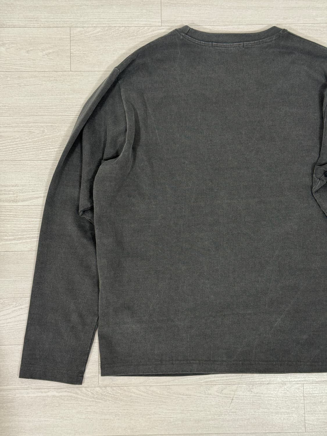 HTAE 90s 베이스먼트 롱슬리브 에이지드 블랙 M 상품이미지8