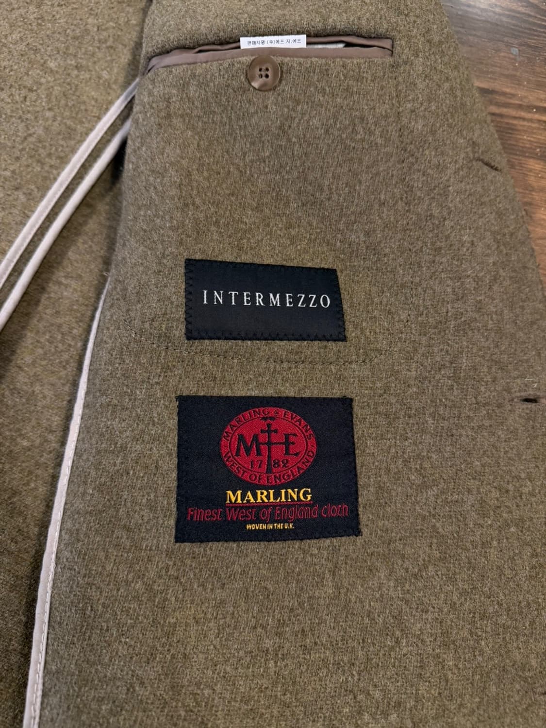 인터메조 트위드 탑코트 100 상품이미지10