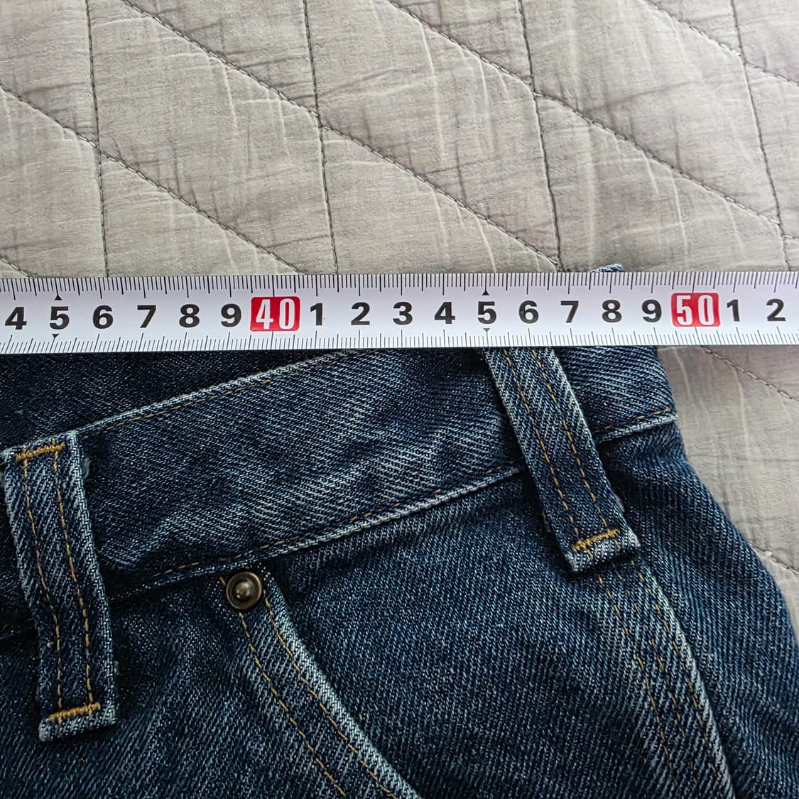 [40X30] 빈티지 칼하트 더블니 릴렉스핏 데님팬츠 인디고 B17 상품이미지8