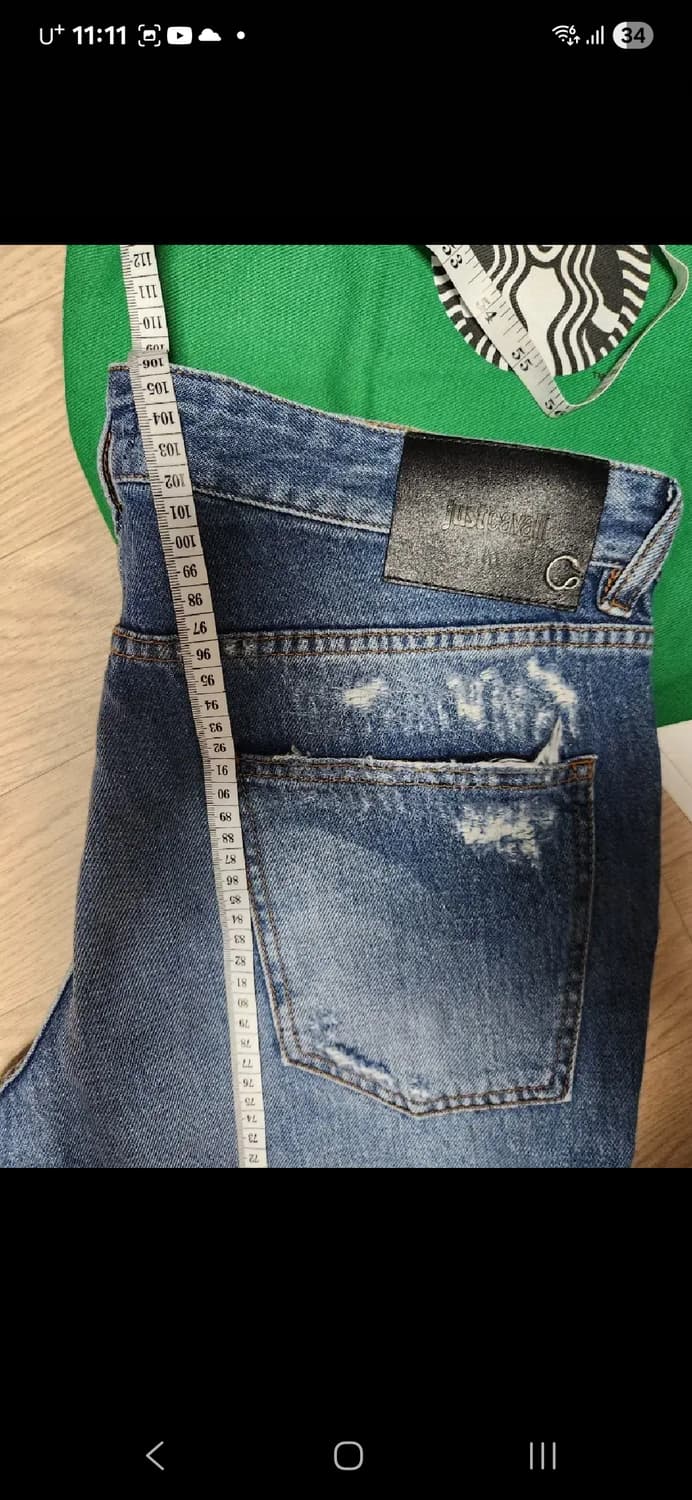 JUST CAvalli 디스트로이드 데님 청바지 팬츠 상품이미지10