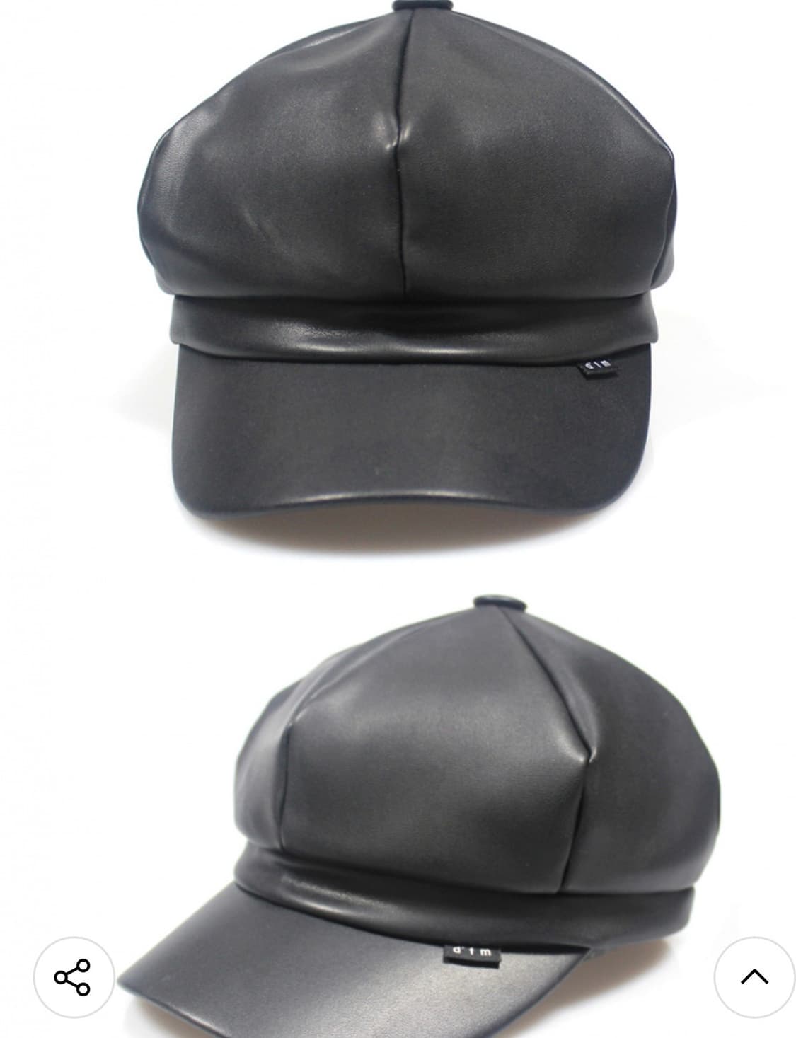 남녀공용 무신사 ) 돈포겟미 빵모자 마르도스 가죽 모자 상품이미지2