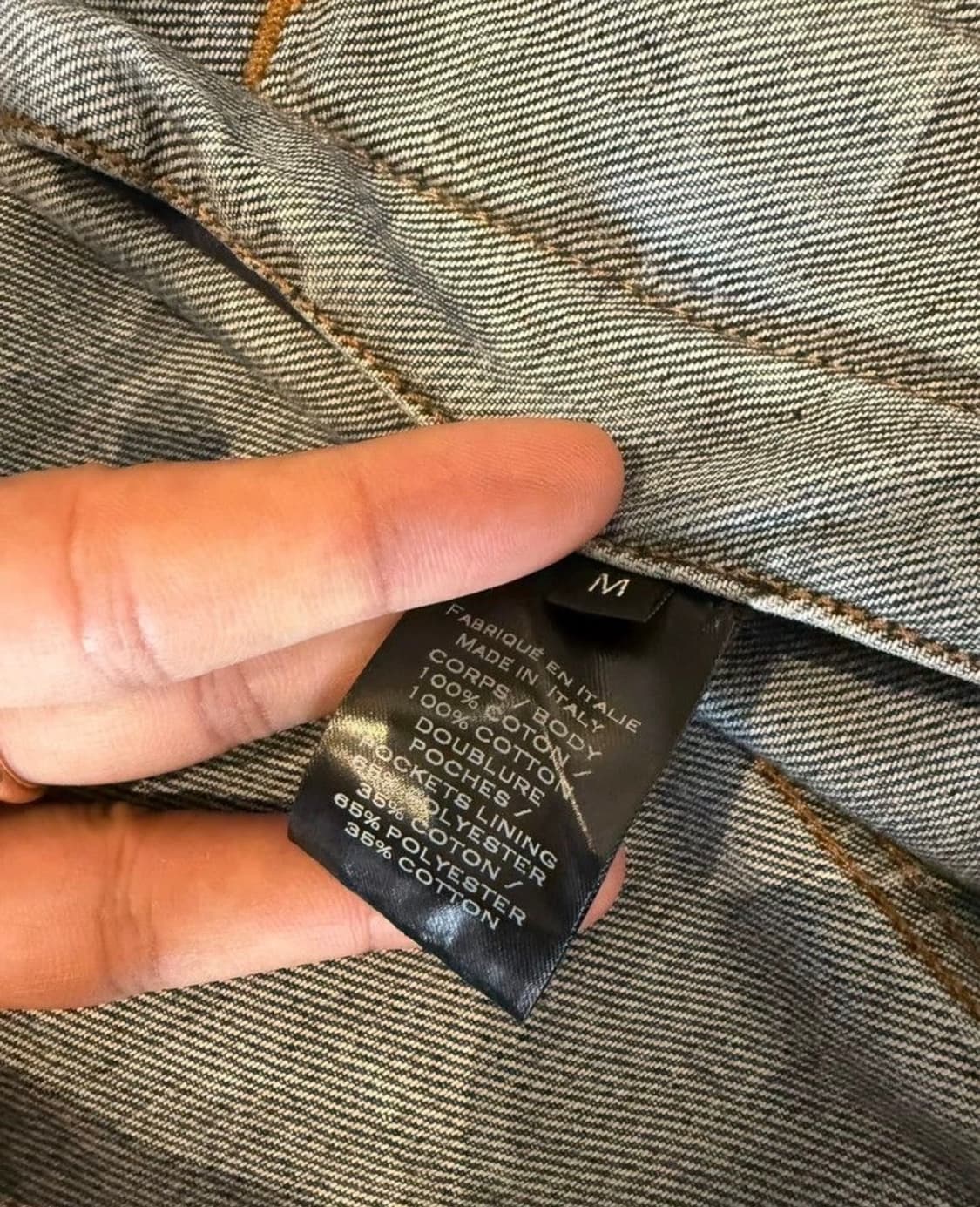 발망 디스트로이드 데님 자켓 M 상품이미지4