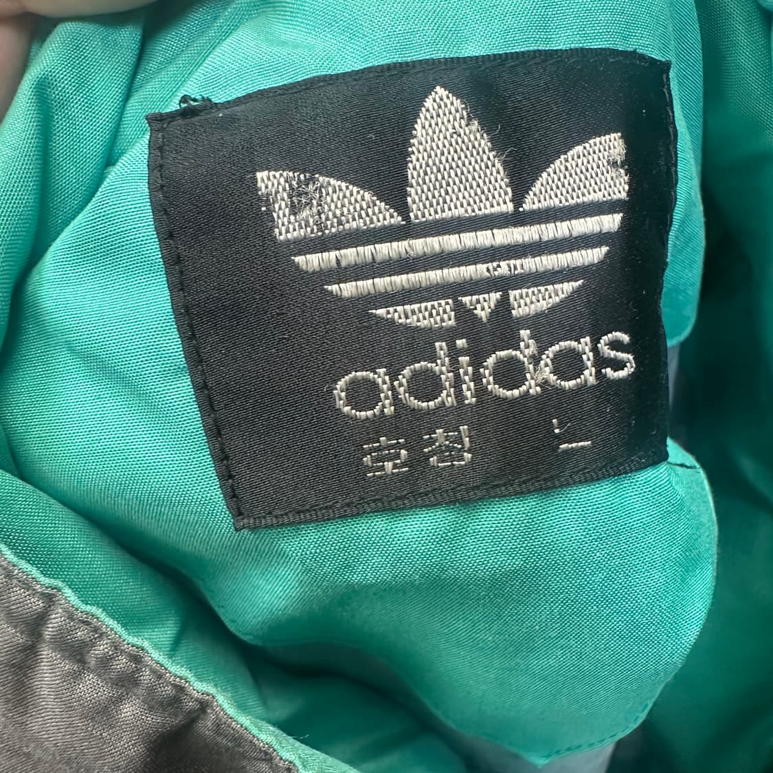 아디다스 90s 트레포일로고 그레이자켓 L 상품이미지3