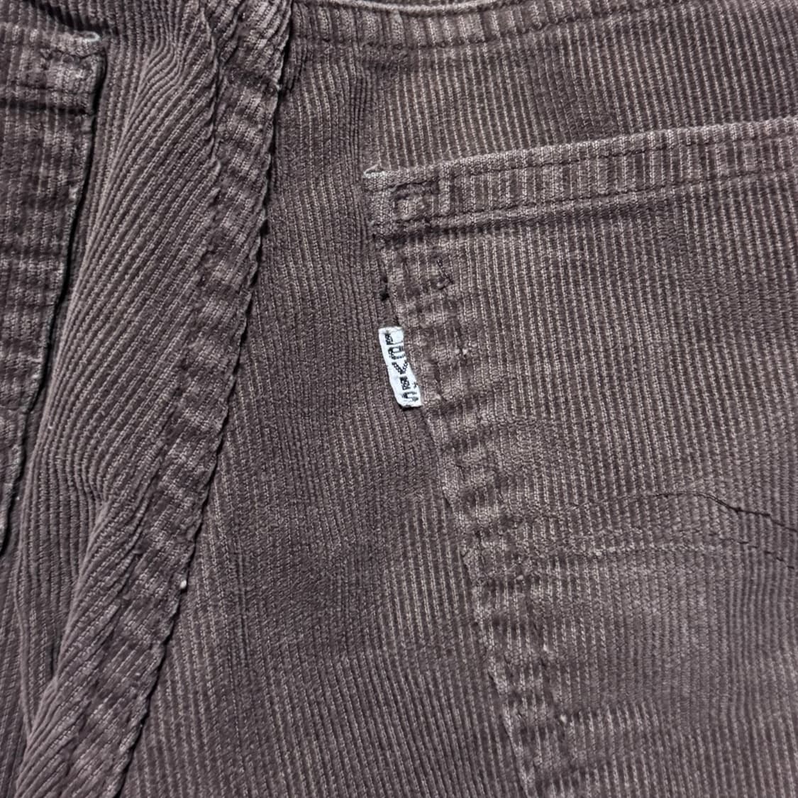 80s USA 리바이스 517 코듀로이 팬츠 브라운 (W32) 상품이미지5