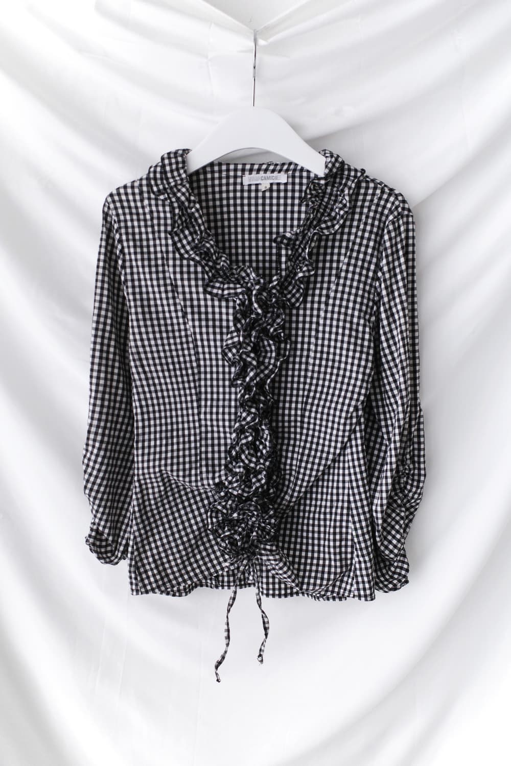 naracamic) frill check shirt 상품이미지1