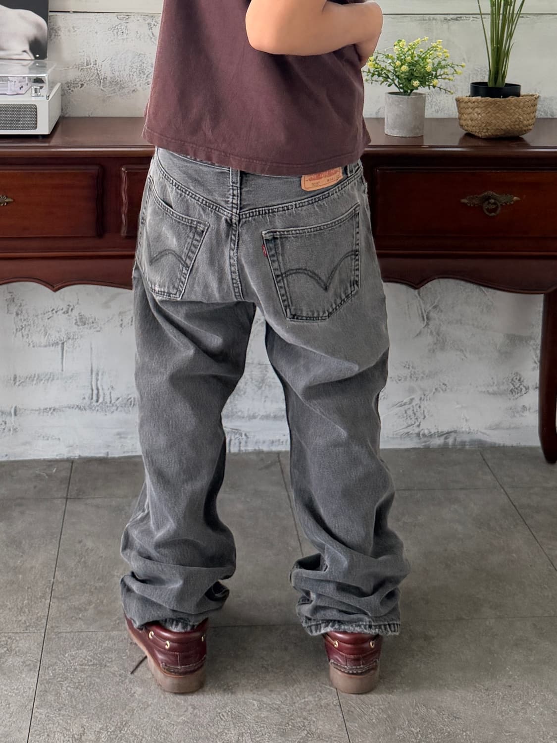 리바이스 505 레귤러 스트레이트 블랙 상품이미지1