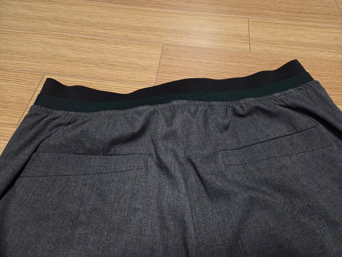 시스템 옴므 그레이 밴딩 슬랙스 팬츠 상품이미지4