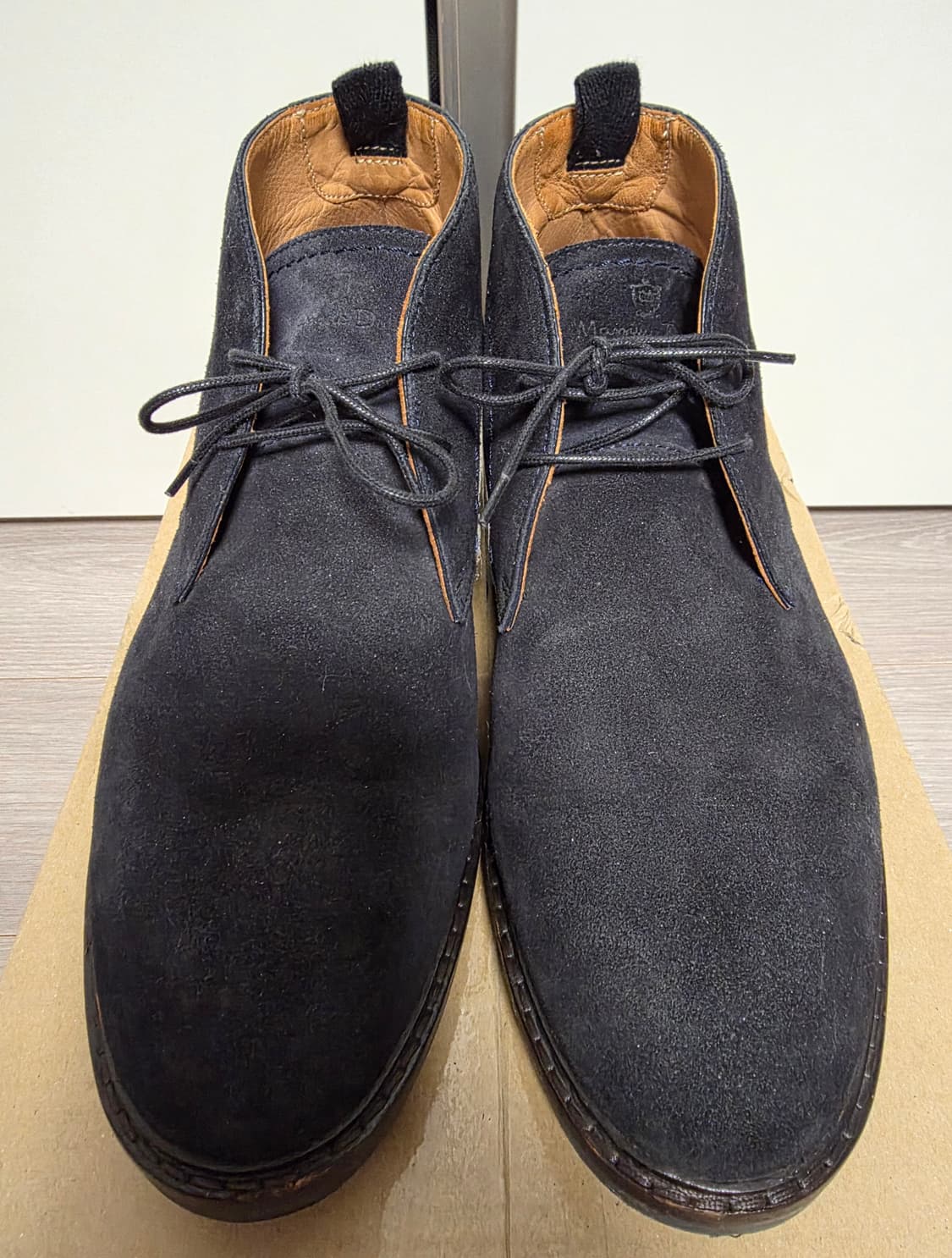 마시모뚜띠 남성 Black 스플릿 스웨이드 사파리 부츠 EU43(275) 상품이미지2