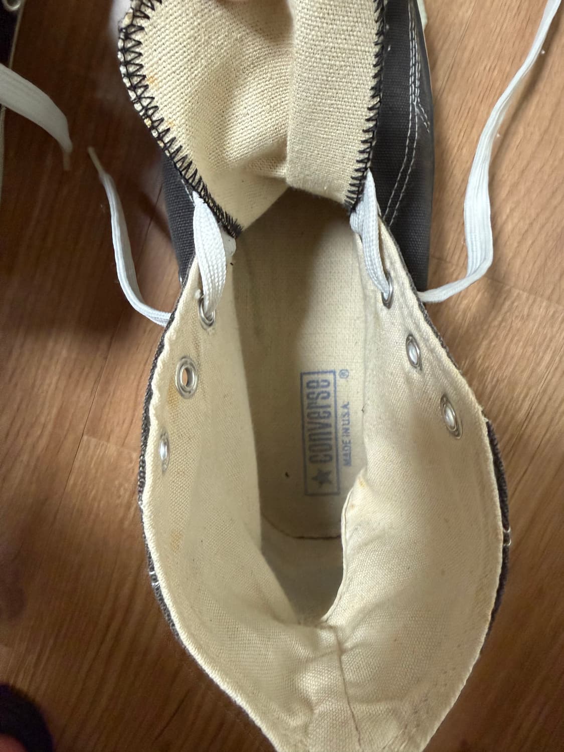 80s 빈티지 컨버스 블랙컬러 (9.5/275) 상품이미지6