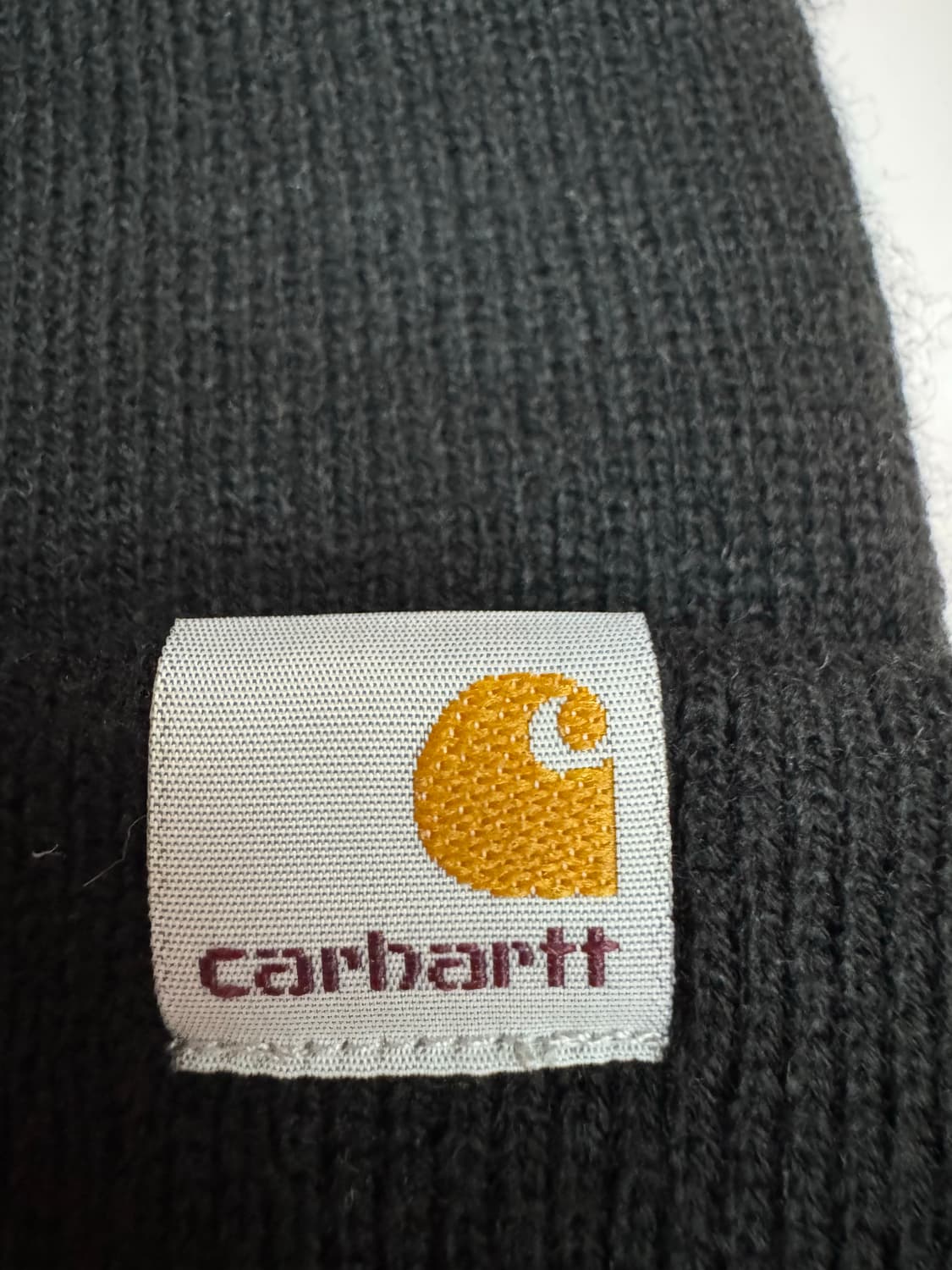 Carhartt 칼하트 클래식 로고 아크릴 비니 (블랙) 상품이미지4