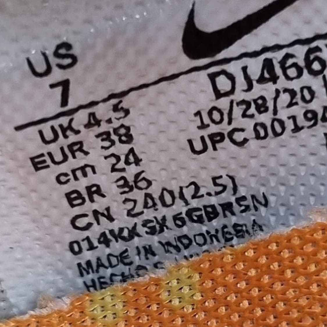 나이키 데이브레이크 SP 오렌지 240 상품이미지6