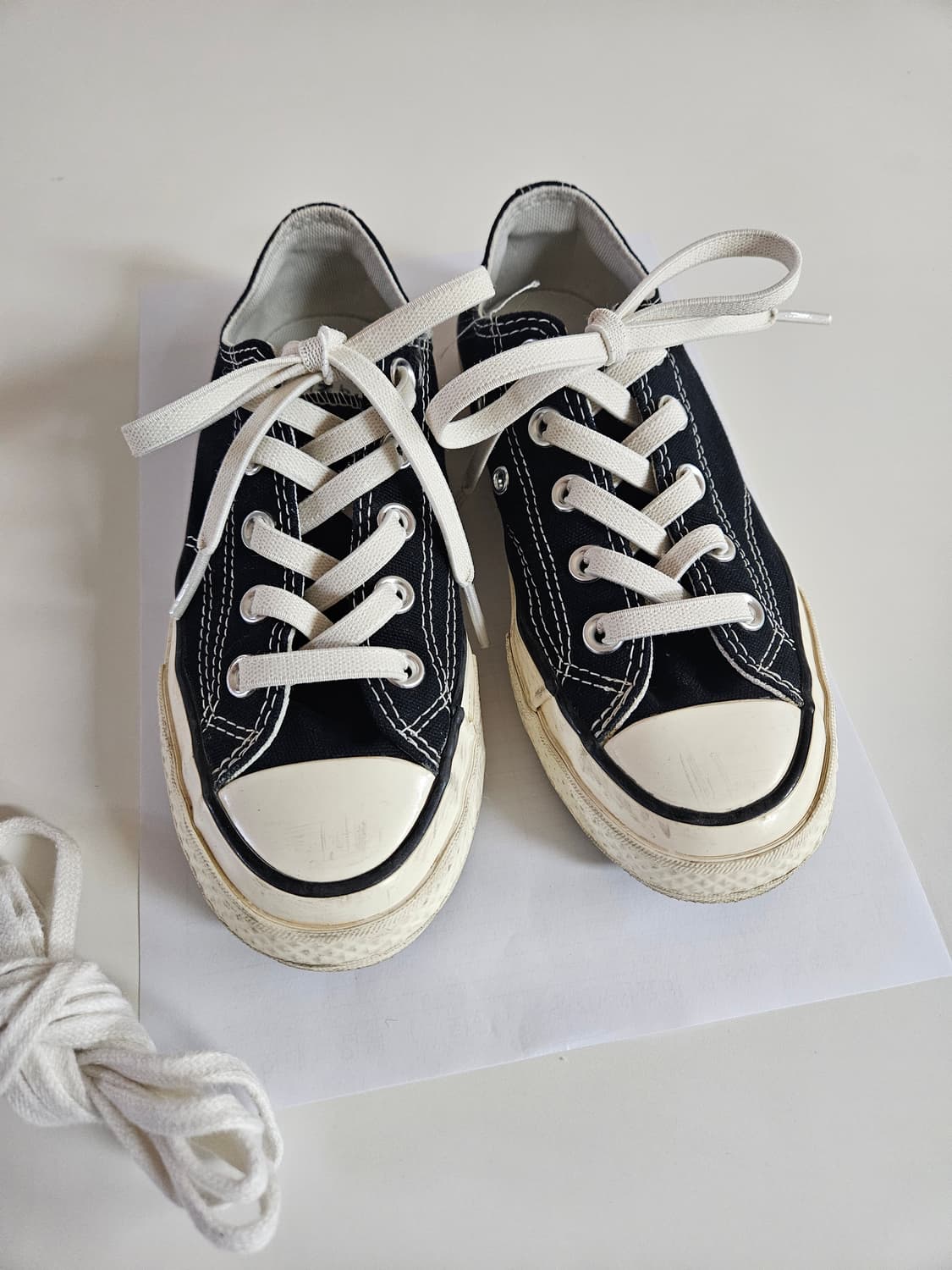 컨버스 키즈 척70 빈티지 블랙 200 상품이미지4