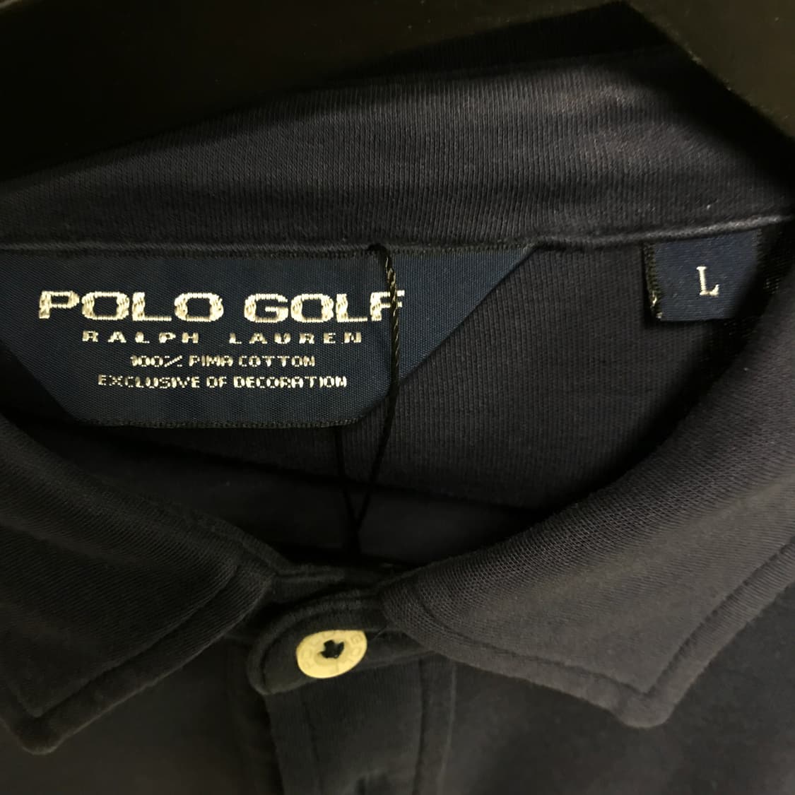 폴로 랄프로렌 PK 긴팔 카라티 네이비 L 상품이미지5