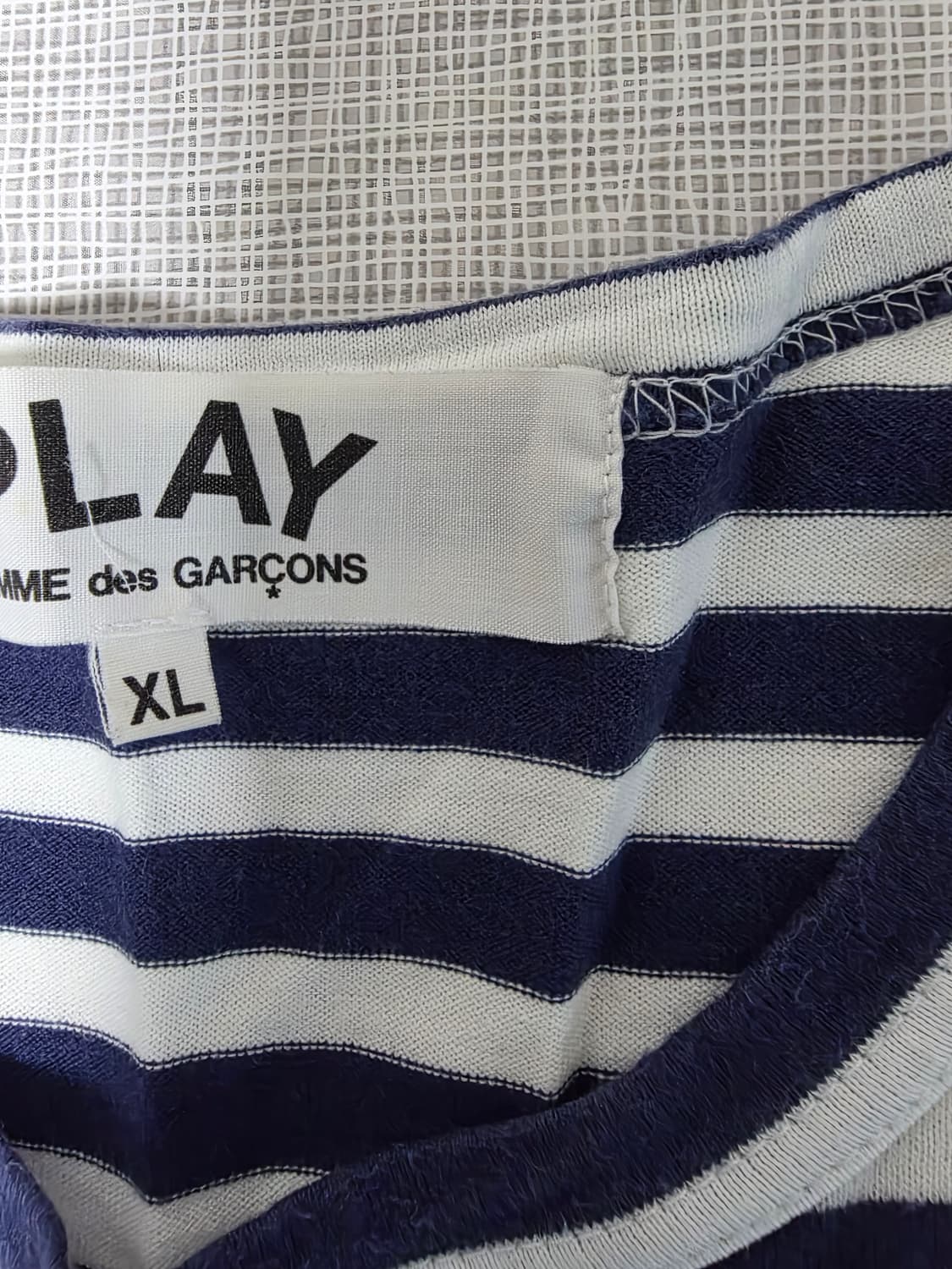 꼼데가르송 스트라이프 롱슬리브 xl 상품이미지2