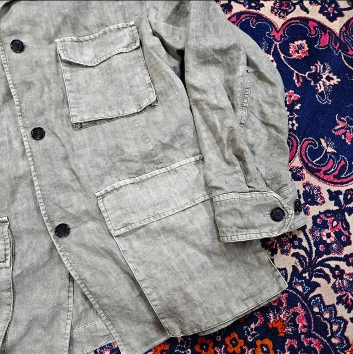 알레그리(allegri) 22ss 가먼트 워시드 필드자켓 상품이미지5