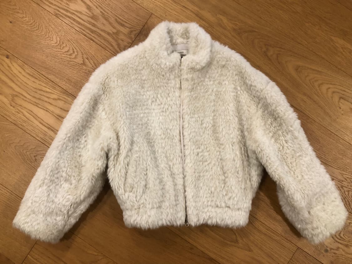 Amomento 헤어리 집업 점퍼 상품이미지1