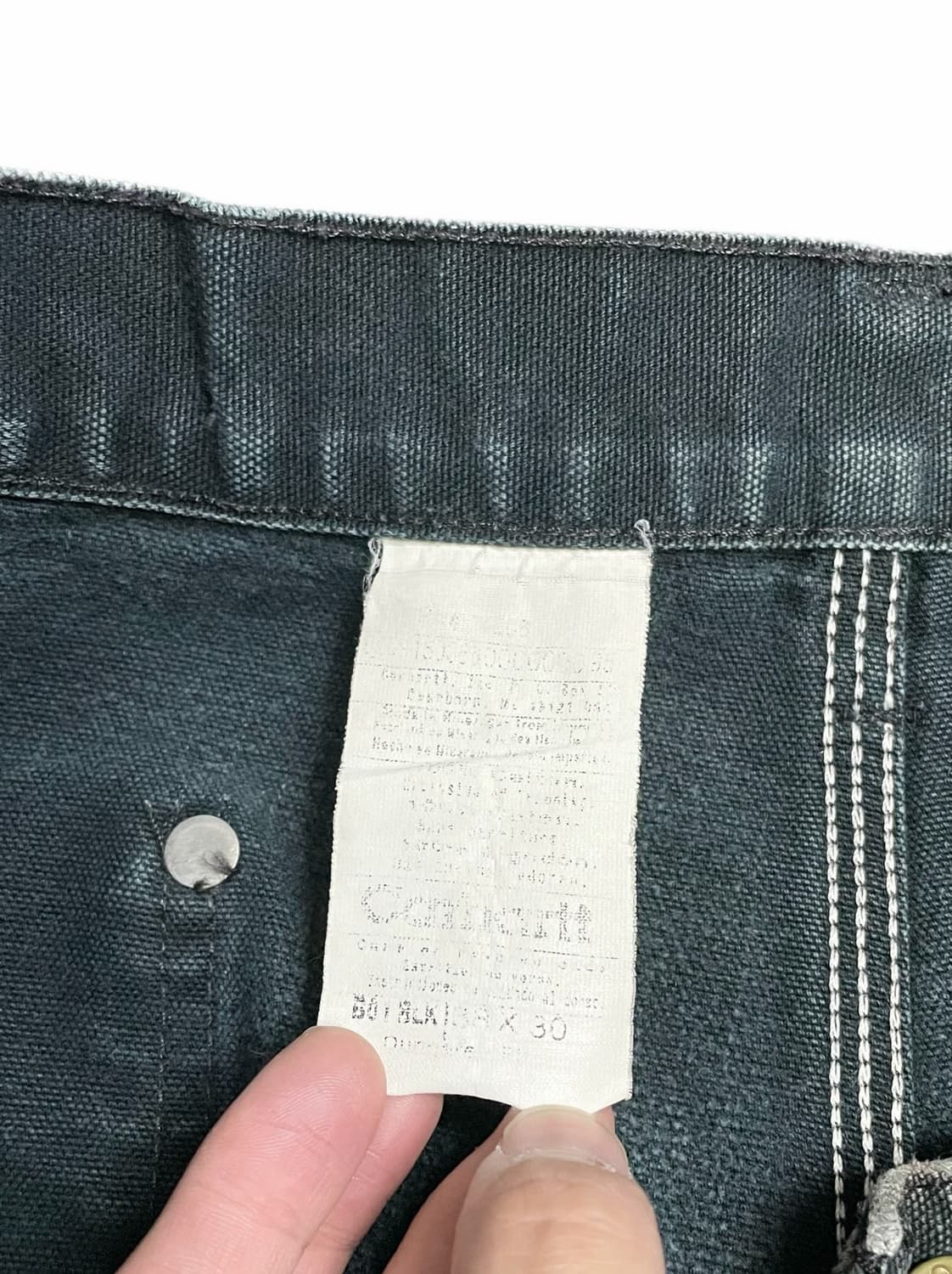 OG 칼하트 더블니 B01 BLK 38x30 상품이미지8