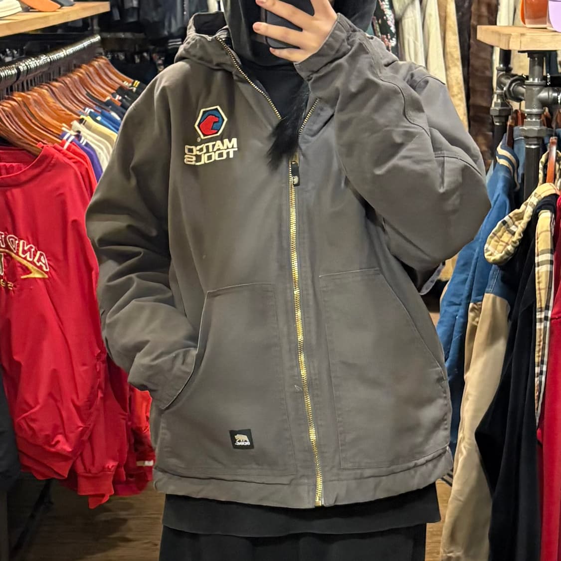 [HI] BERNE 번 후드 워크자켓 상품이미지1