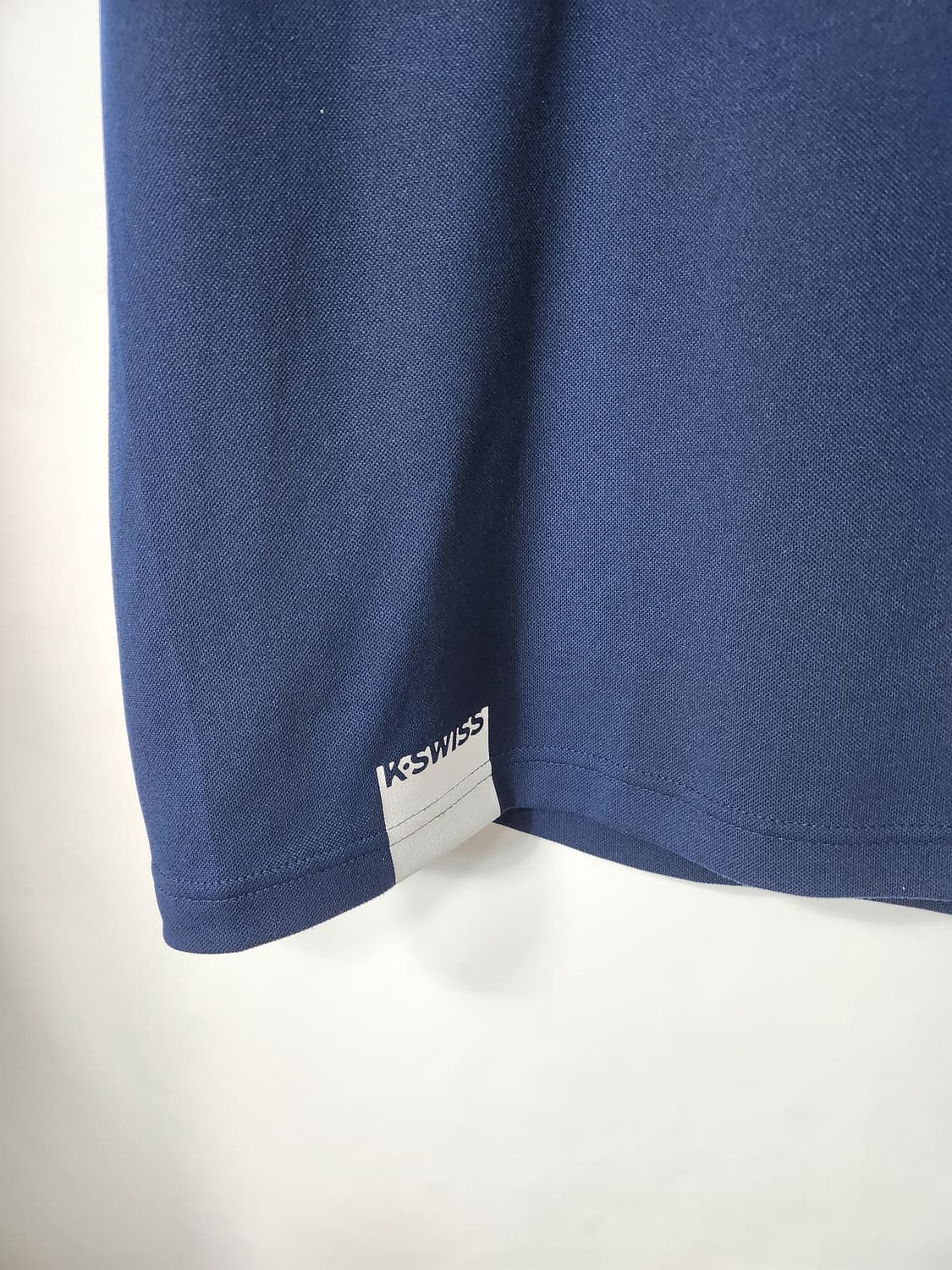K-SWISS 네이비 삼선 포인트 반팔티 105 XL 새제품급 상품이미지4