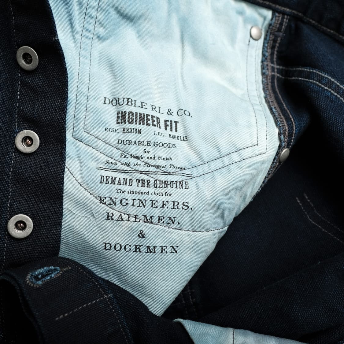 더블알엘 엔지니어핏 캔버스 카펜터 팬츠 인디고 36사이즈 RRL 상품이미지6