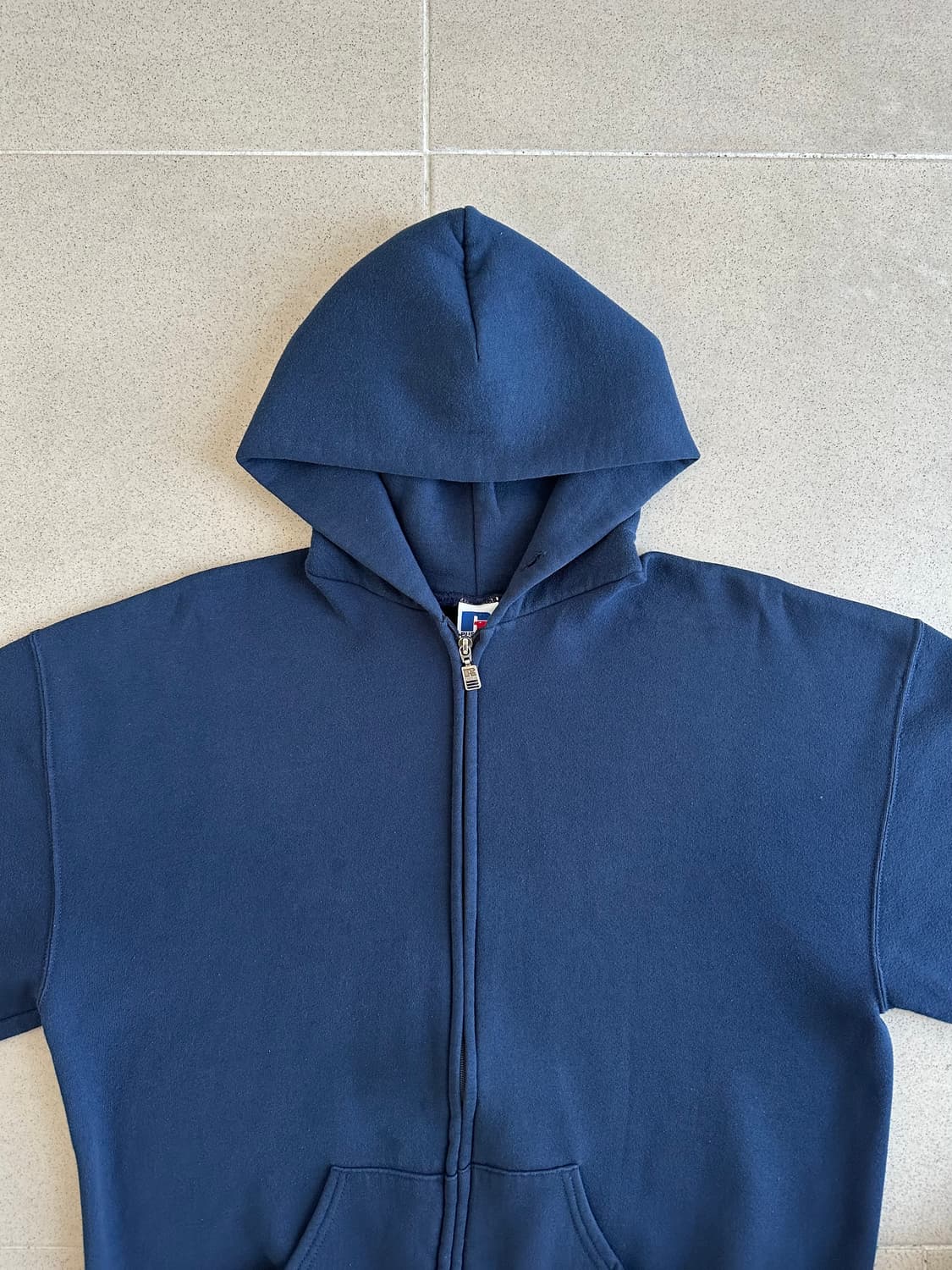 90s 빈티지 러셀 후드집업 네이비 XL USA 상품이미지4