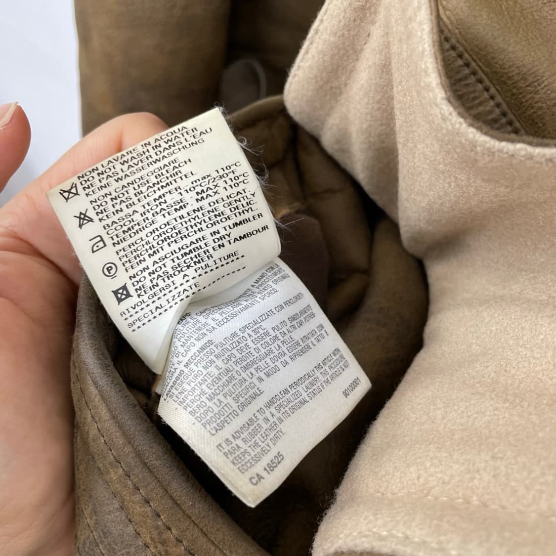 엠포리오 아르마니 Emporio Armani 시어링 롱 무스탕 코트 52 상품이미지7